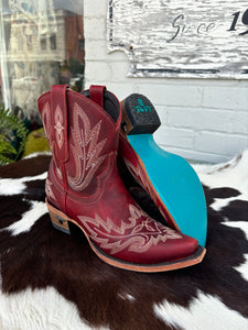 Lane- Lexington Bootie Smoldering Ruby