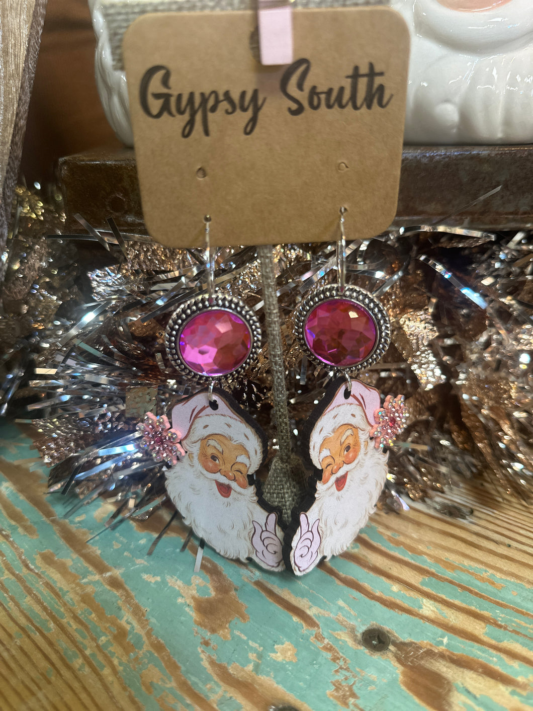 Santa Earrings