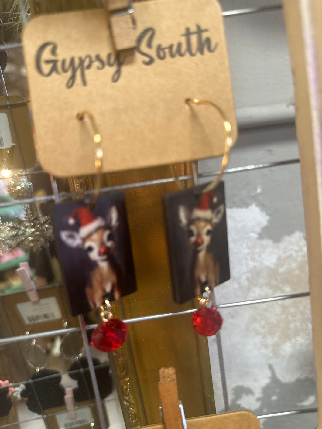 Rudolph Earrings