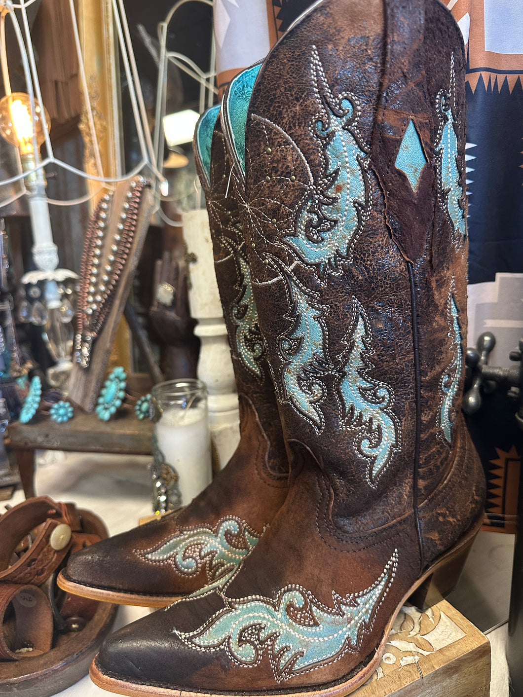 Corral-Brown/Turq Dream Catcher Laser