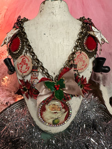 Be Jolly Santa Necklace