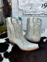 Load image into Gallery viewer, Corral- White Crystal Ankle Bootie
