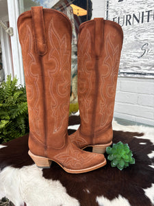 Corral- Tall Brown Suede