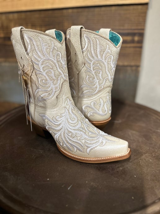 Corral - Bone Pearl Bootie