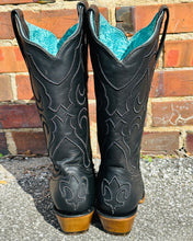 Load image into Gallery viewer, Corral- Black Embroidered Boot
