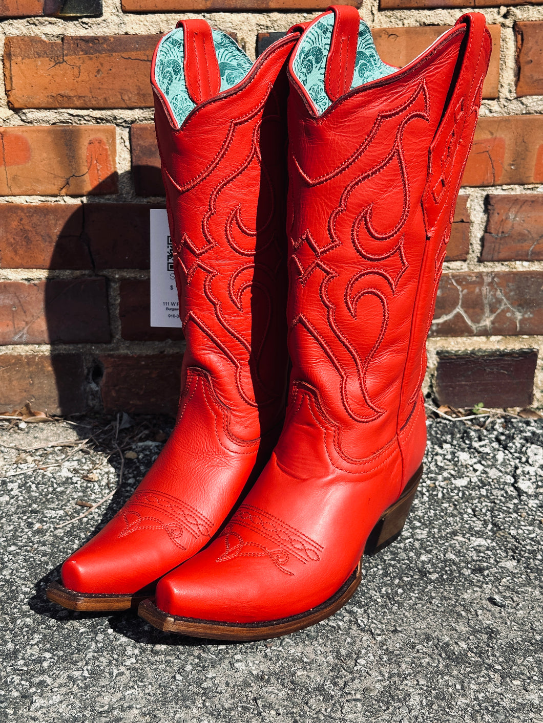 Corral- Red Embroidered Boot